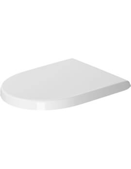 Starck 3 White Toilet Seat And Cover With Automatic Closure