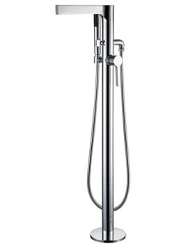 AquaFlow Gemini Freestanding Bath Shower Mixer Tap - Image