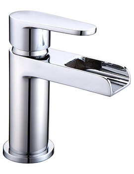 Ballini Waterfall Basin Mixer Tap With Click Clack Waste