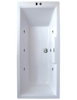 Legend Square Single Ended Whirlpool Bath