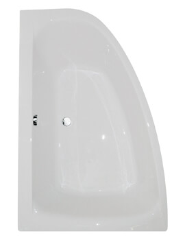 Aqua Cloud 1500 x 1000mm Offset Corner Bathtub - Different Variants Available - Image