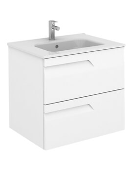 Royo Vitale Wall Hung Vanity Unit With 2 Drawers - Image