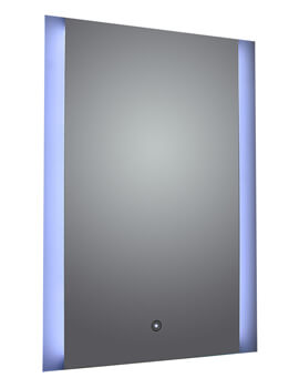 Frontline Ashbourne Mirror With Side Light Touch Sensor And Demister Pad