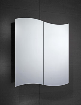 Frontline Tide 600 x 700mm Double Sided Mirrored Cabinet