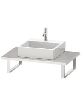Duravit L-Cube 550mm Depth Console With One Cut-Out - Image