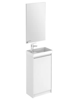 Royo Enjoy 450 x 275mm Floorstanding Vanity Unit With Basin And Mirror