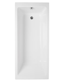 Neon 750mm Wide Single Ended White Standard Bath