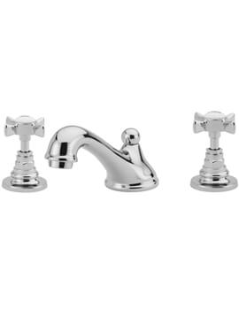 Imperial 3 Hole Basin Mixer Tap With Pop Up Waste