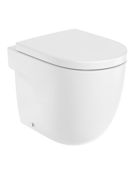Roca Meridian-N Single Floorstanding White Rimless WC With Dual Outlet
