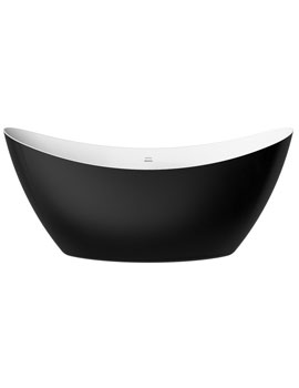 Osterley Freestanding Acrylic Black Double Ended Bath