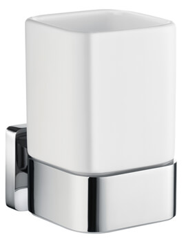 Ice 105mm Height Tumbler With Polished Chrome Holder