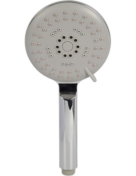 Croydex Self Cleaning Five Function Chrome Shower Handset - Image