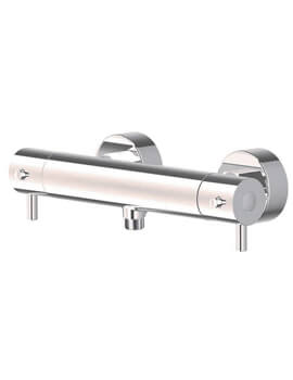 Thermostatic Cool To Touch Round Chrome Bar Shower Valve