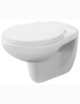 Melbourne 535mm Wall Hung White WC Pan