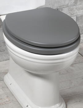 Silverdale Pale Grey Soft-Close Toilet Seat