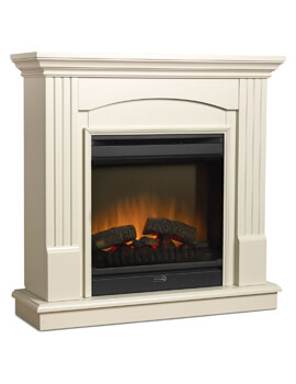 Dimplex Chadwick Optiflame Stone And Grey Electric Suite