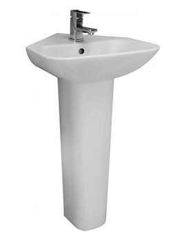 Essential Violet 45cm Corner Basin - Image