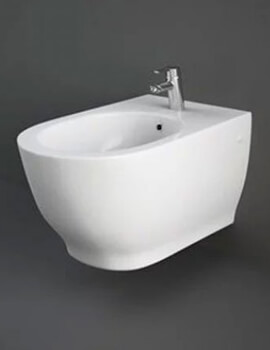 Moon Wall-Hung Bidet 560mm Projection 1 Tap Hole