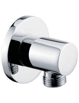 Triton Chrome Shower Wall Outlet - Round or Square - Image