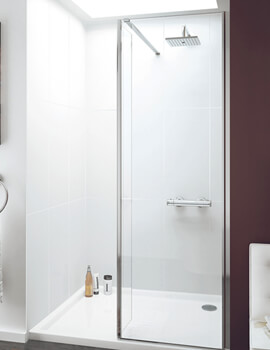Lakes Coastline Levanzo Walk-In Shower Screen With Bypass Panel - Image