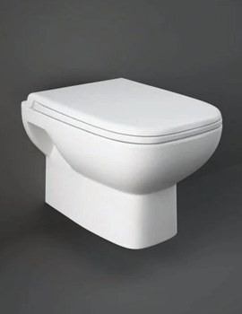 Origin 62 Wall Hung WC Pan With Soft Close Seat - 500mm Projection