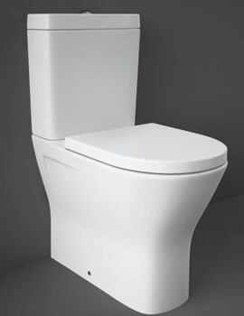 Resort Maxi Close Coupled Fully Back to Wall Rimless Toilet WC Pack