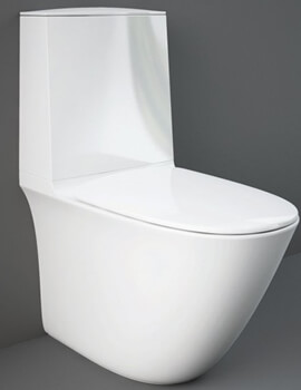 Sensation Close Coupled Fully Back-To-Wall Rimless Toilet