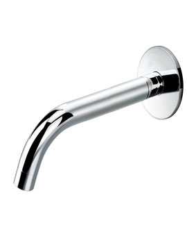 Levo Wall Mounted Chrome Spout For Basin And Bath