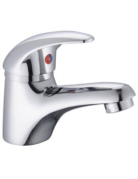 Basic Mono Basin Mixer Tap With Clicker Waste