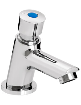 Bristan Single Luxury Soft Touch Timed Flow Chrome Basin Tap - Image