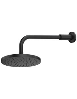 Methven Wall Mounted Matte Black Shower Head And Arm - Image
