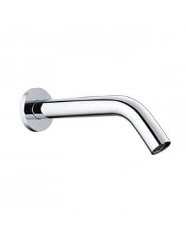 RAK Compact Commercial Wall Mounted Chrome Infra Red Basin Mixer Tap - Image