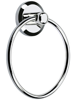 Solo Chrome Towel Ring