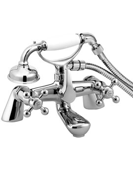 Bristan Regency Luxury Chrome Bath Shower Mixer Tap With Kit - Image