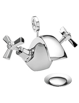 Gracechurch 1TH Mono Basin Mixer Tap With Chrome Handles