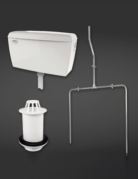RAK 9 Litre Capacity Urinal Auto Cistern Pack For 2 Urinal