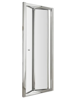 Nuie Ella 755 x 1850mm Bi-Fold 5mm Glass Shower Door - Image