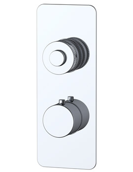 Prima Tech Thermostatic 1 Outlet Concealed Chrome Shower Valve