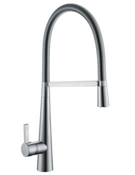 RAK Oslo Pull Out Side Lever Kitchen Sink Mixer Chrome Tap - Image