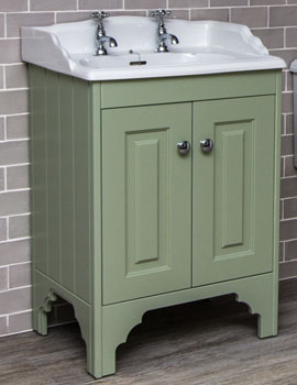 Victorian 635mm Painted Cabinet With Basin