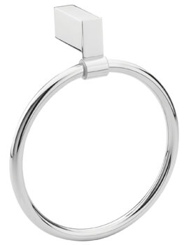 Edge Chrome Round Ring for Towels
