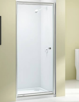 Merlyn Ionic Source 6mm Glass Pivot Shower Door 1850mm Height - Image