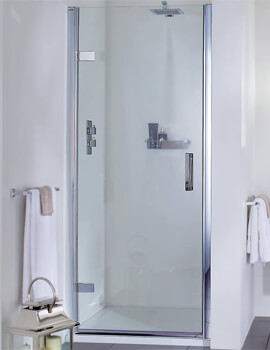 Aqata Spectra SP455 Elite Hinged Shower Door For Recess Installation - 760mm Wide