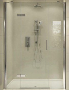 Aqata Spectra SP470 Hinged Door With Inline Panel For Recess Installation - Image