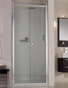Aqata Spectra SP462 Inward Opening Hinged Double Shower Door For Recess Installation - Image
