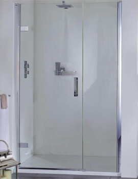 Aqata Spectra SP457 800mm Hinged Door And Inline Panel For Recess Installation - Image