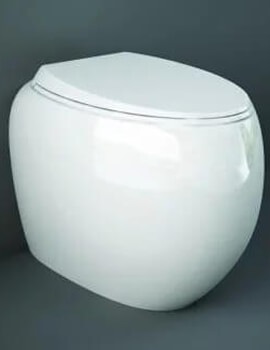 RAK Cloud Rimless Back To Wall Toilet With Urea Soft Close Seat - Image