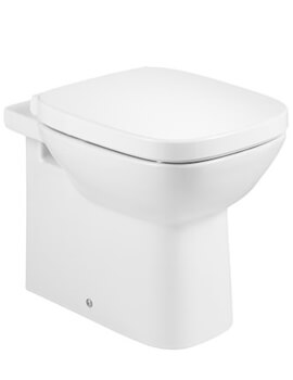 Roca Debba White Floorstanding Back To Wall WC Pan With Dual Outlet - Image
