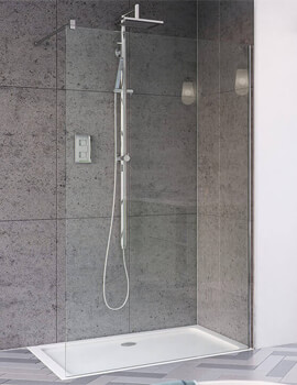 Design DS400 400mm Wide Shower Screen For Recess