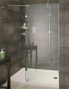 Aqata Spectra SP420 Luxurious Walk-In Shower Screen Recess 1400mm - Image
